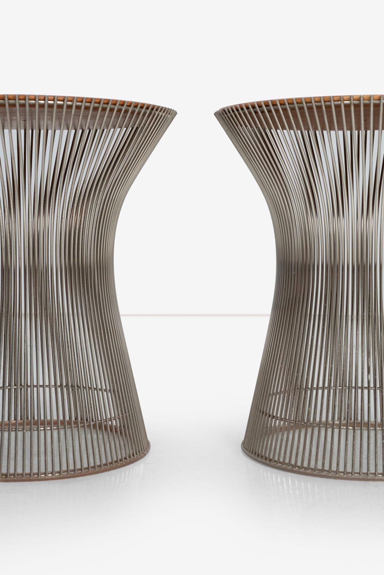Pair of Warren Platner Side Tables In Good Condition For Sale In Chicago, IL