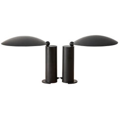 Pair of Washington Lamps by Jean-Michel Wilmotte for Maison Lumen, 1983