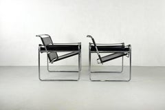 Pair of Wassily armchairs by Marcel Breuer for Gavina - 1960s