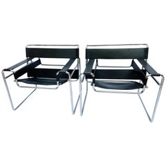 Pair of Wassily Armchairs, Marcel Lajos Breuer, 1968