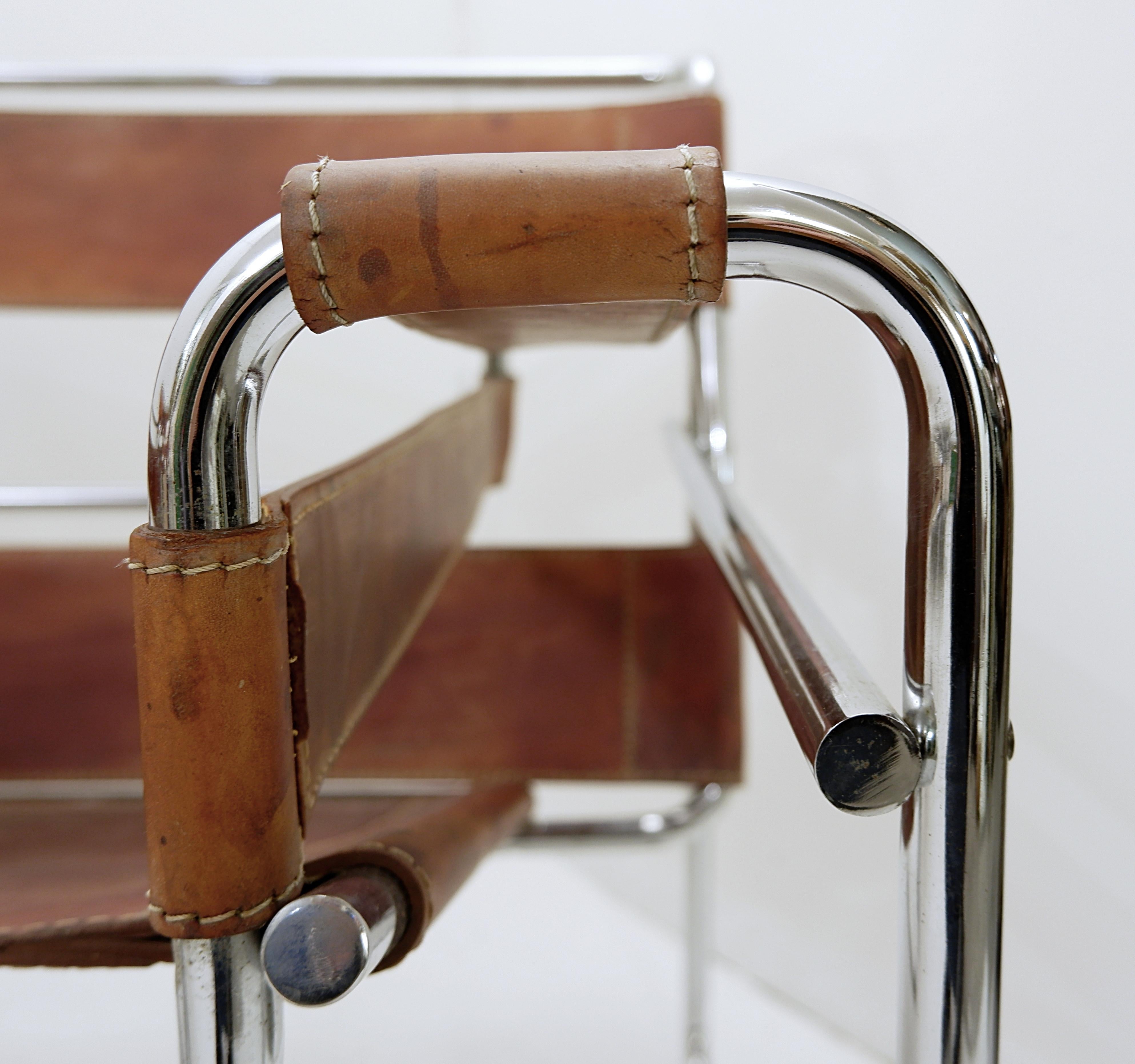 wassily chair cowhide