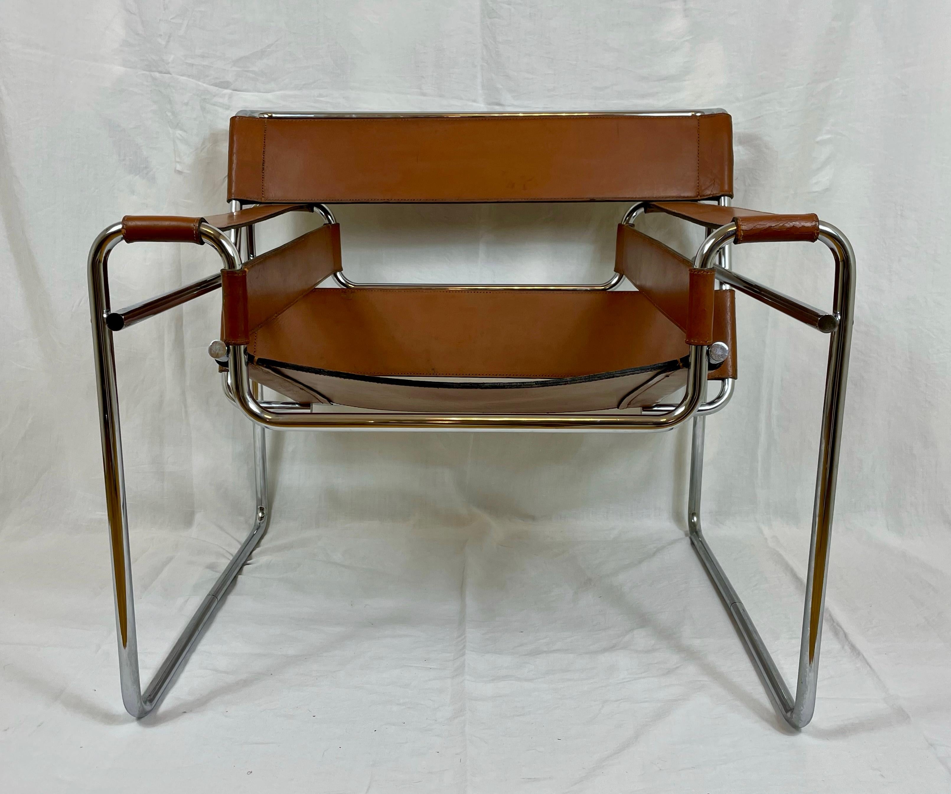 Pair of Wassily Lounge Chairs by Marcel Breuer 3