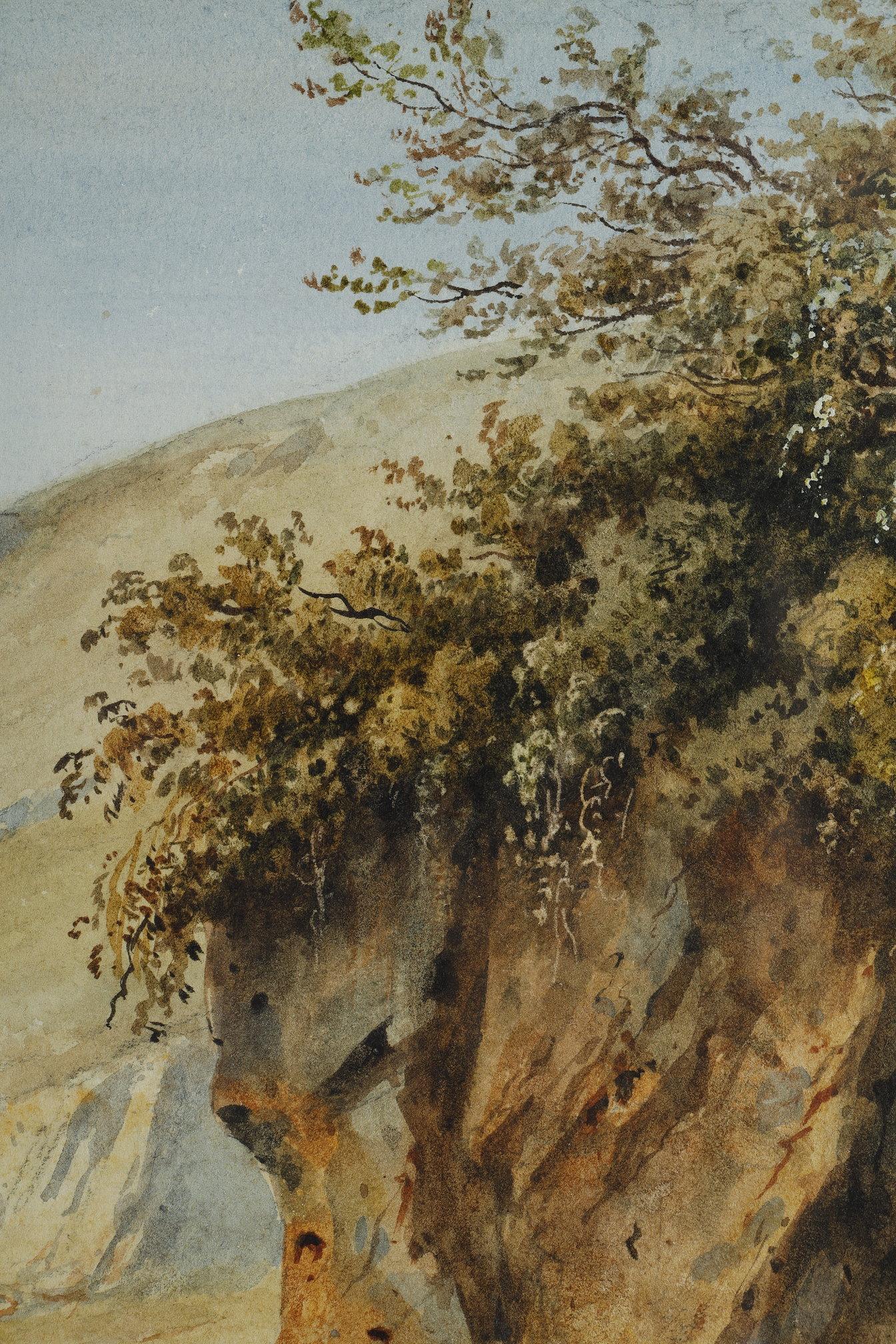 Pareja de acuarelas firmadas por François-Jules Collignon en venta 10