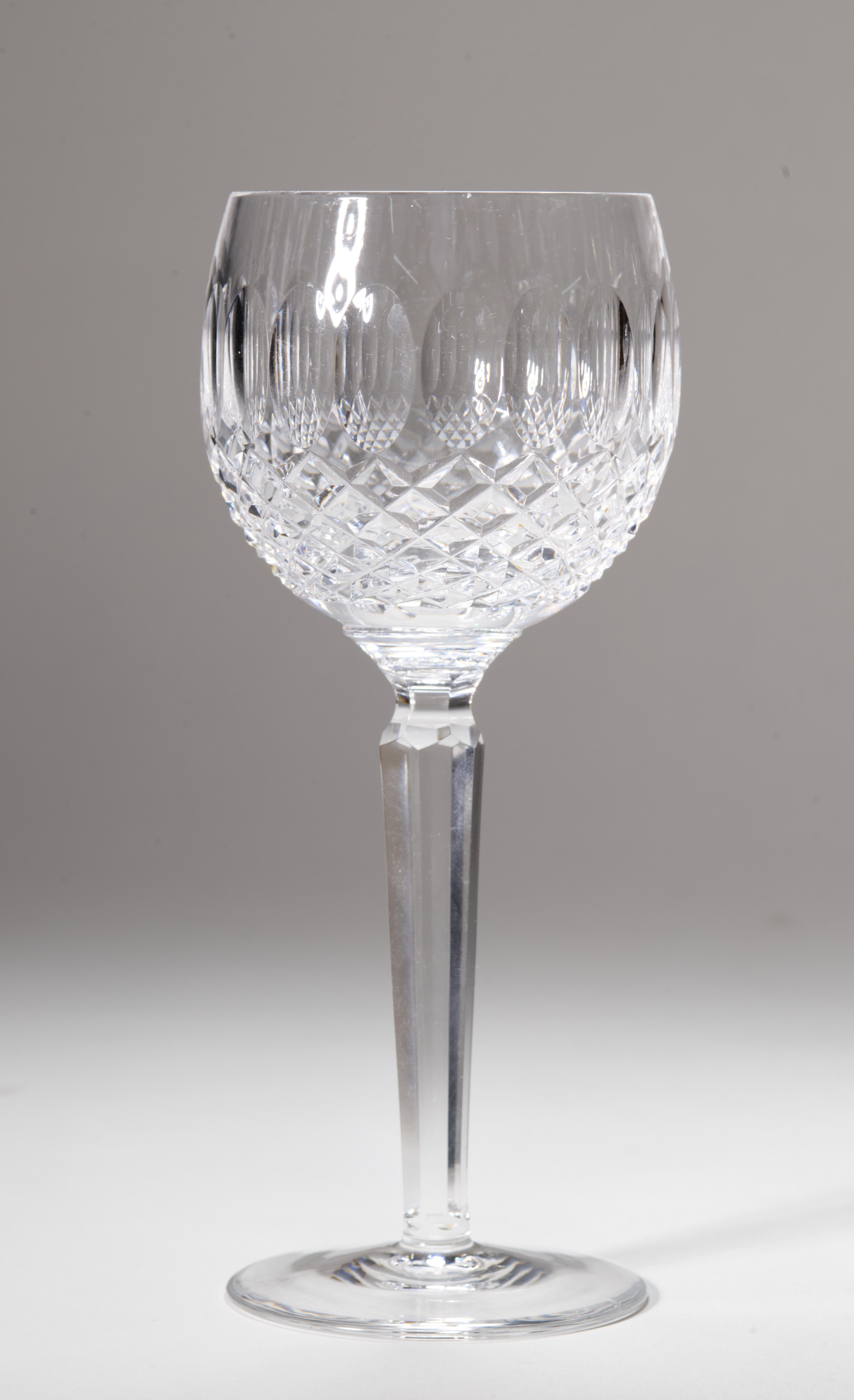 Pareja de copas de vino Waterford Vintage Colleen Hock Cristal en venta