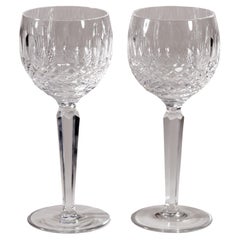 Pair of Waterford Vintage Colleen Hock Wine Glasses