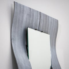 Pair of “Wave” Wall Mirrors by Lorenzo Burchiellaro (1933–2017), Italy, 1970s