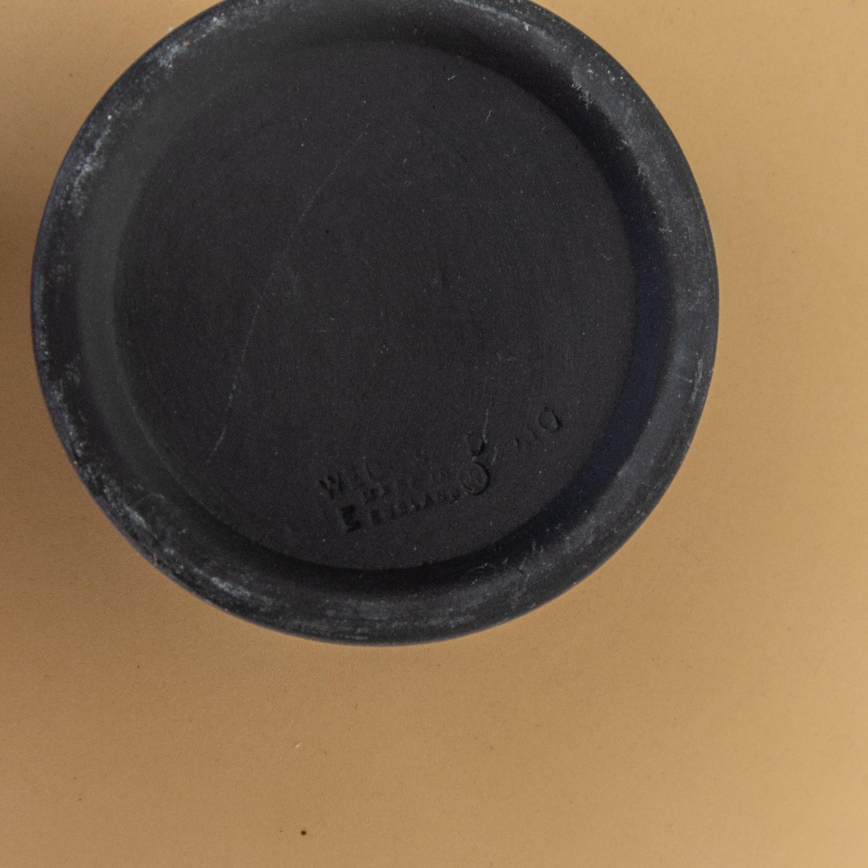 Paire de bols en jaspe à canne noire de Wedgwood en vente 1