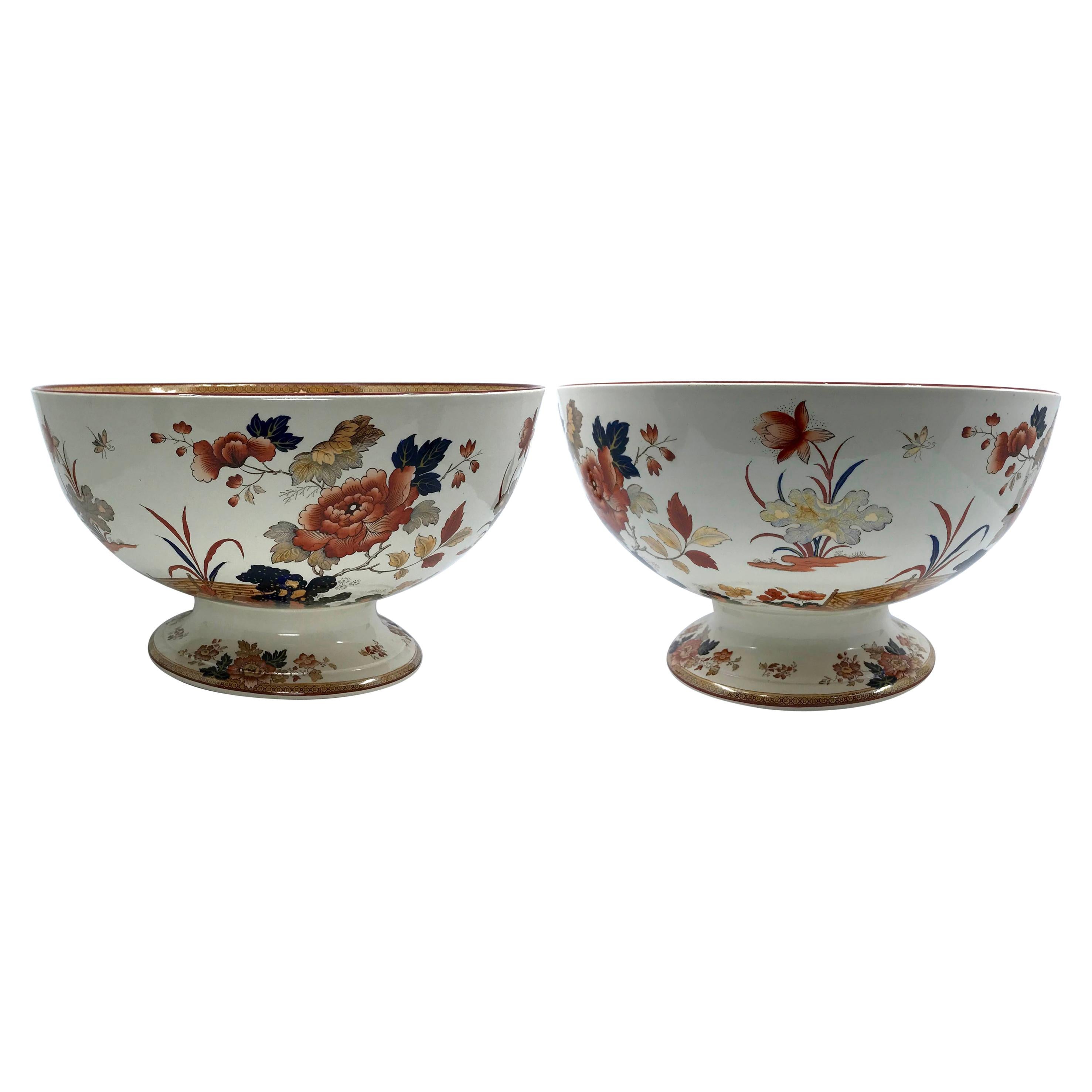 Pair of Wedgwood Chinoiserie Bowls