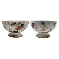 Antique Pair of Wedgwood Chinoiserie Bowls