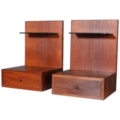 Pair of Wegner Nightstands, Teak, 1960s