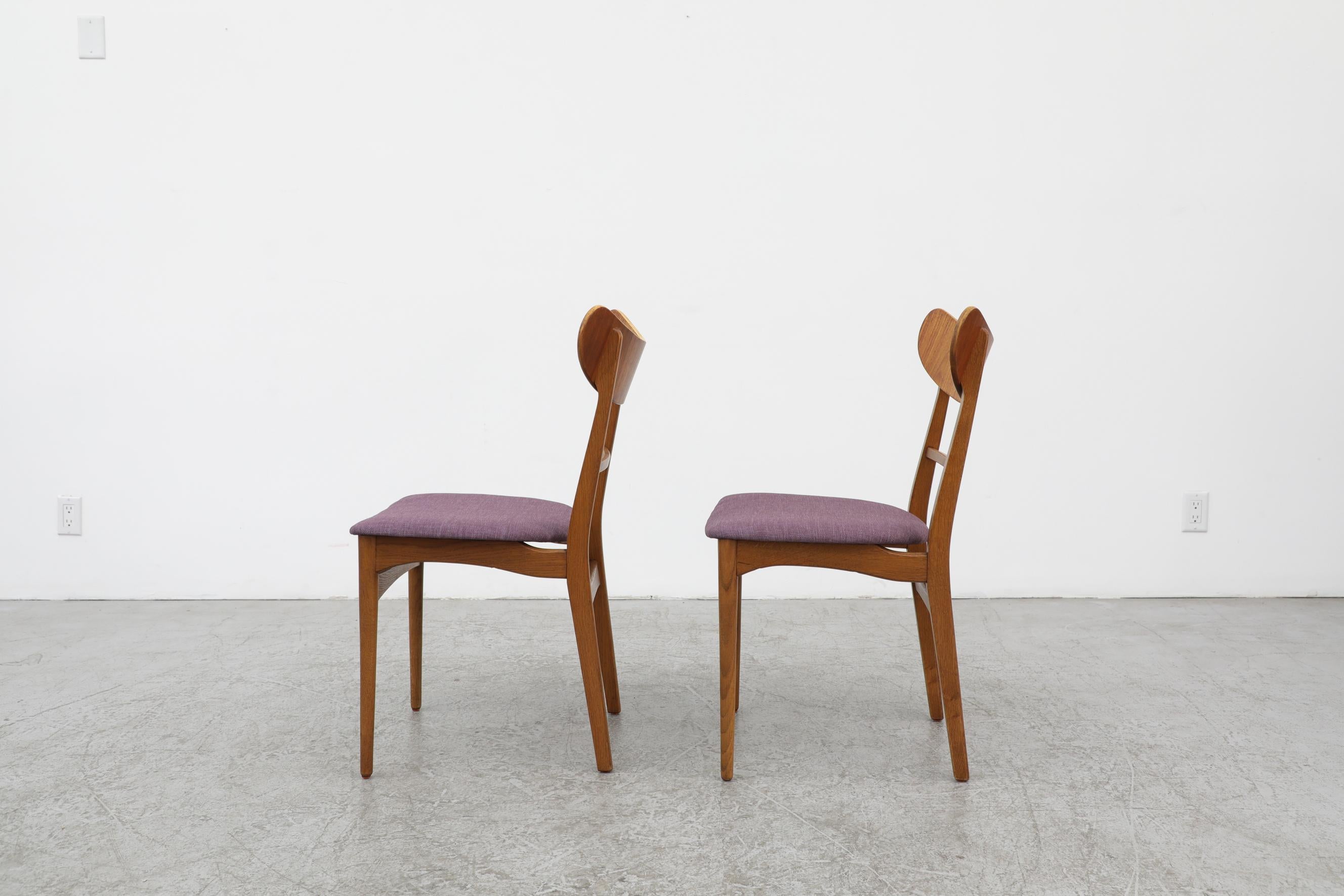 Danish Pair of Wegner Style Dining Chairs