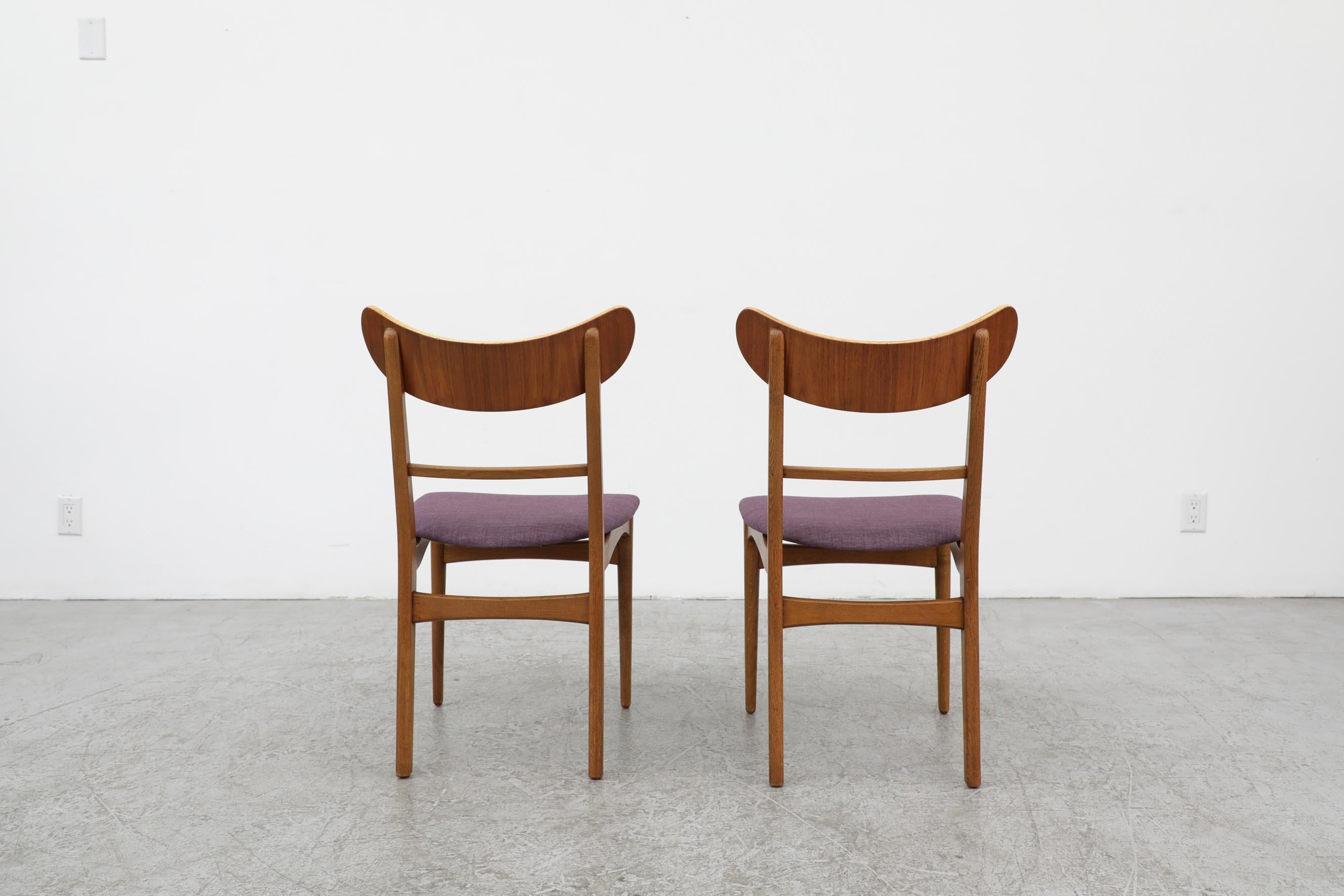 Mid-20th Century Pair of Wegner Style Dining Chairs
