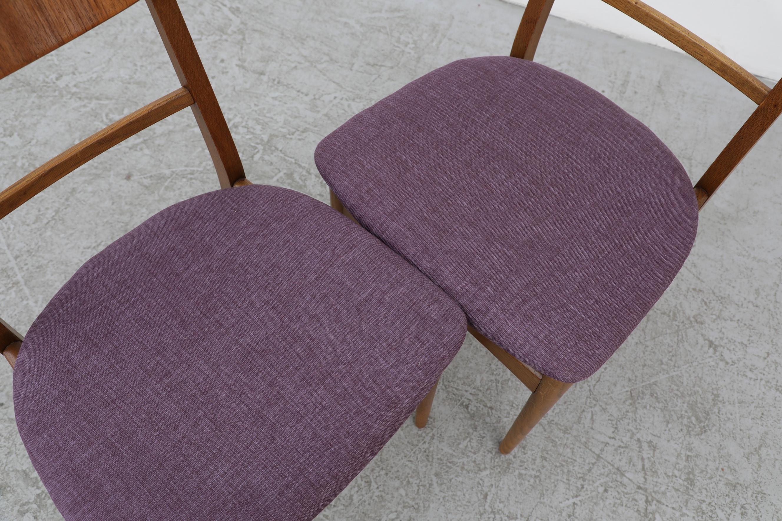 Pair of Wegner Style Dining Chairs 2