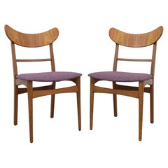 Pair of Wegner Style Dining Chairs