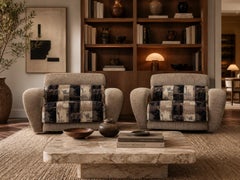 Pair of Weiman Lounge Chairs in The Style of Vladimir Kagan