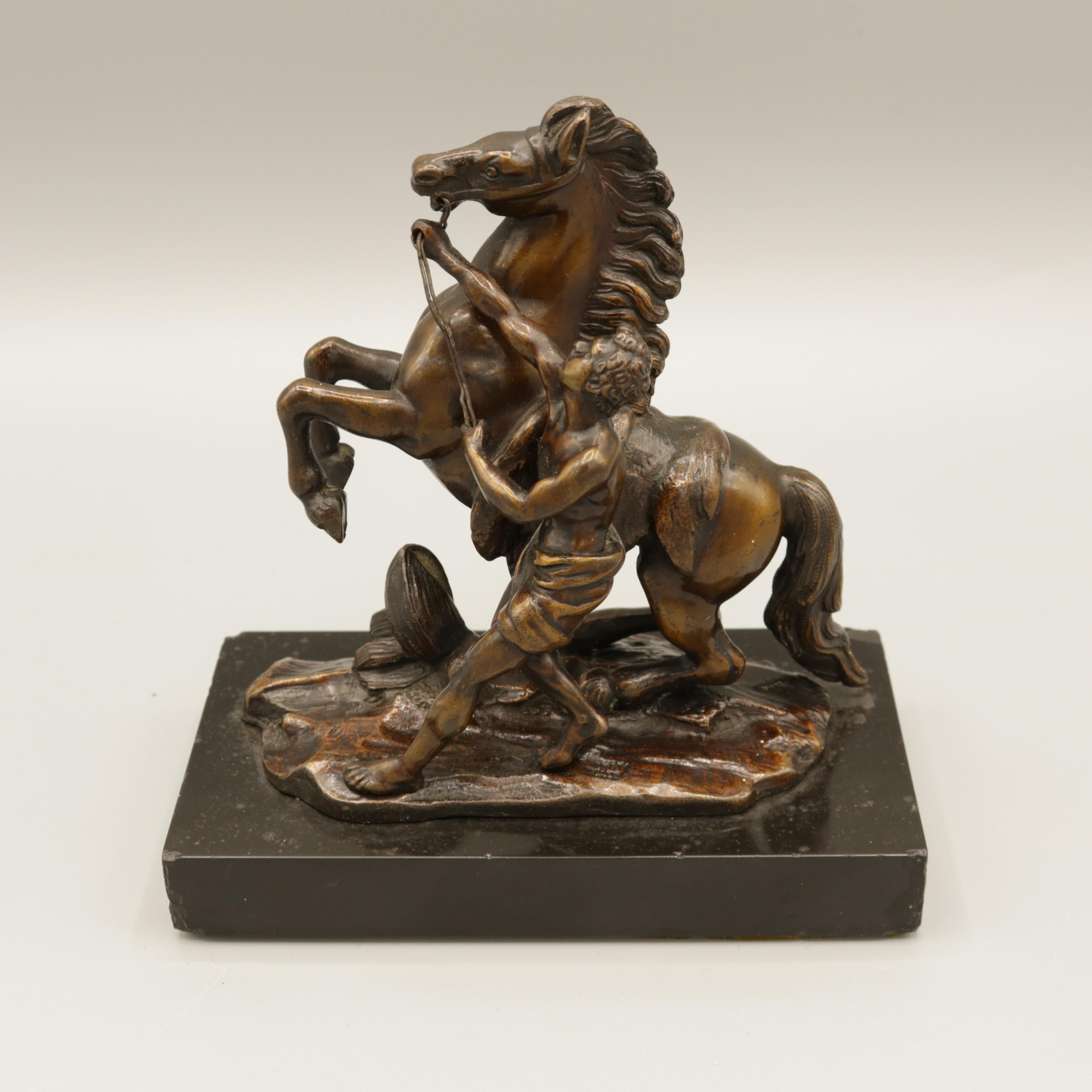 Pair of Well Cast Bronze Models of the 'Chevaux de Marly' 5