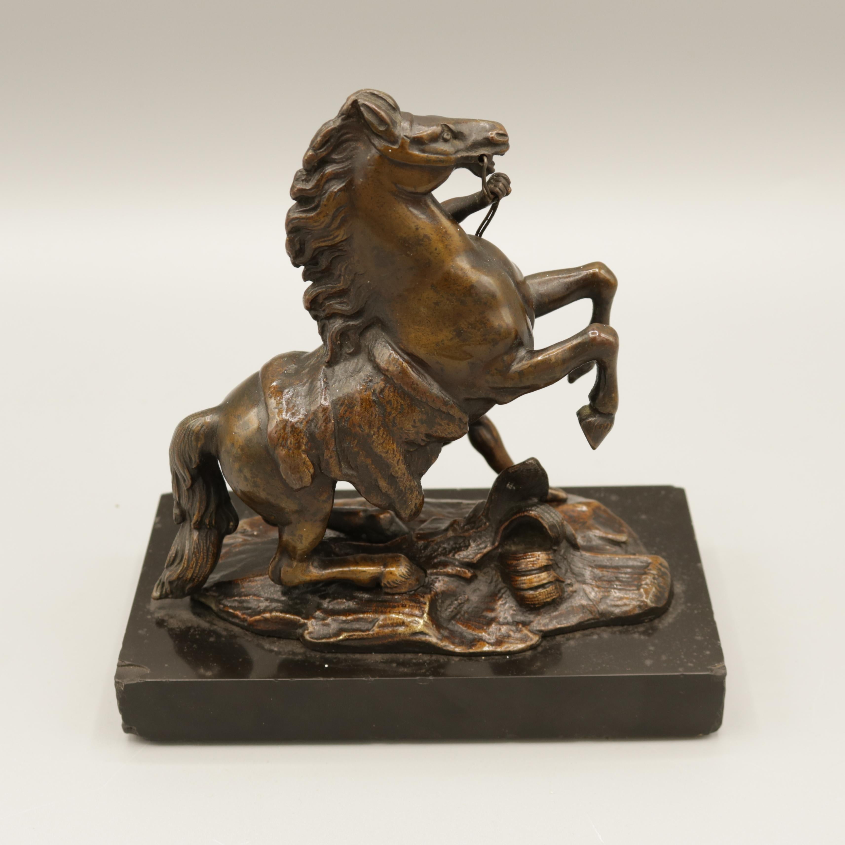 Pair of Well Cast Bronze Models of the 'Chevaux de Marly' 8