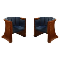 Wendell Castle Pair of Arm Chairs