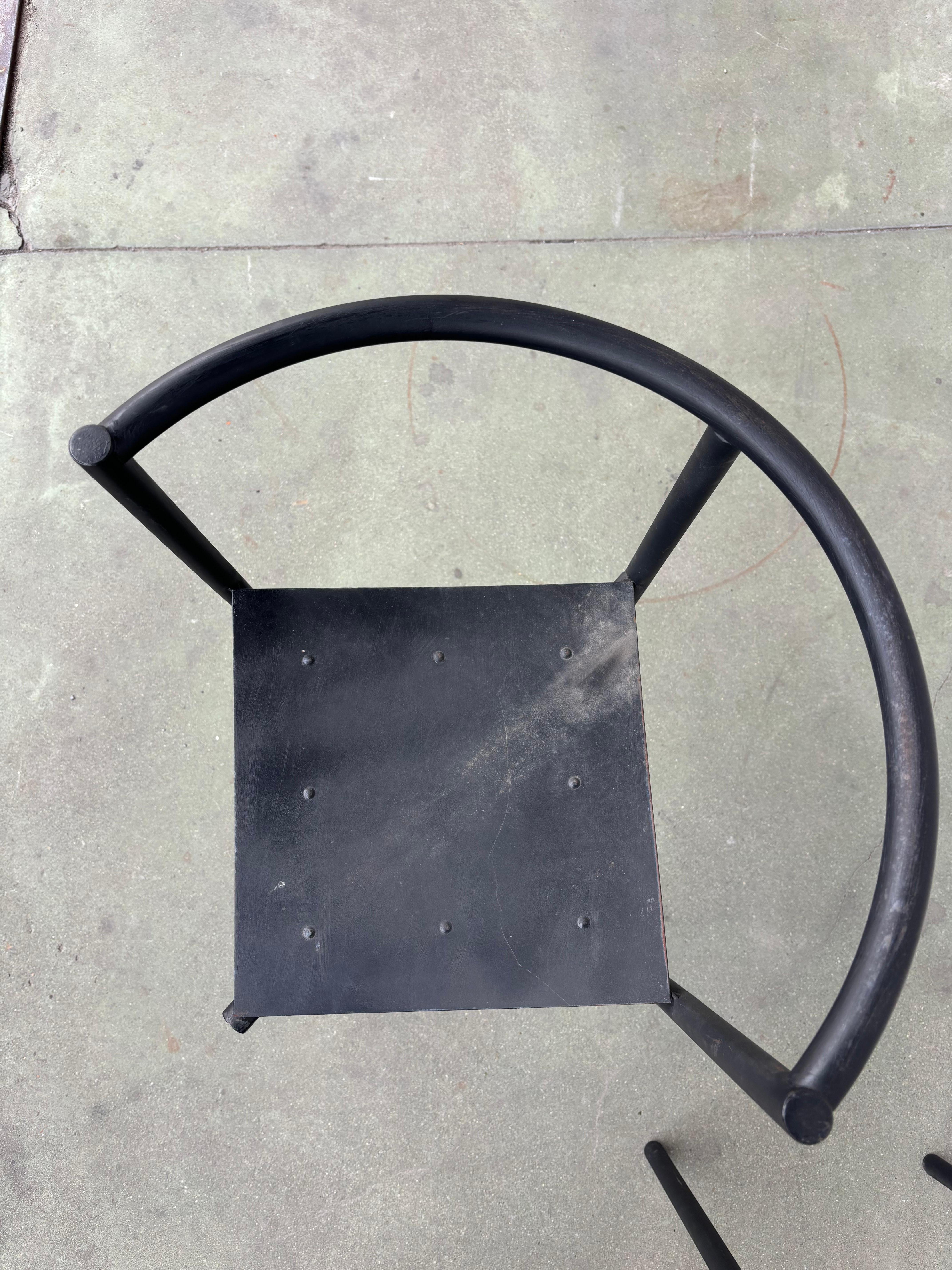 Stainless Steel Pair of wendy Wright by Philippe Starck For Sale