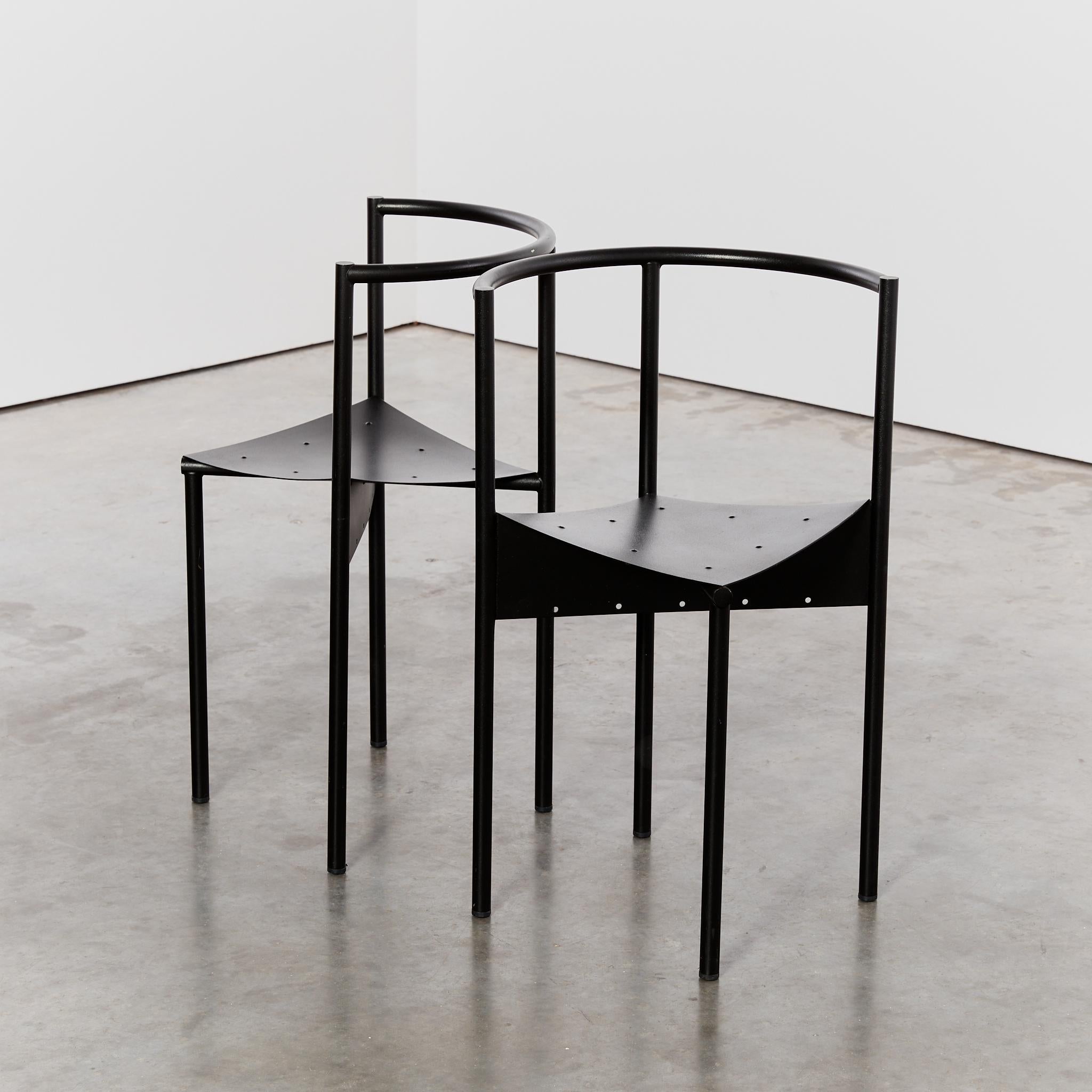 XX secolo Coppia di sedie Wendy Wright di Phillippe Starck per Disform in vendita