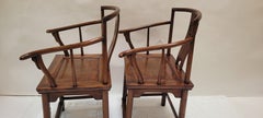 Pair of Wenyi Armchairs - 19th Century