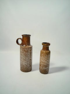Pair of West German Pottery Vases by BAY, WG 1960s