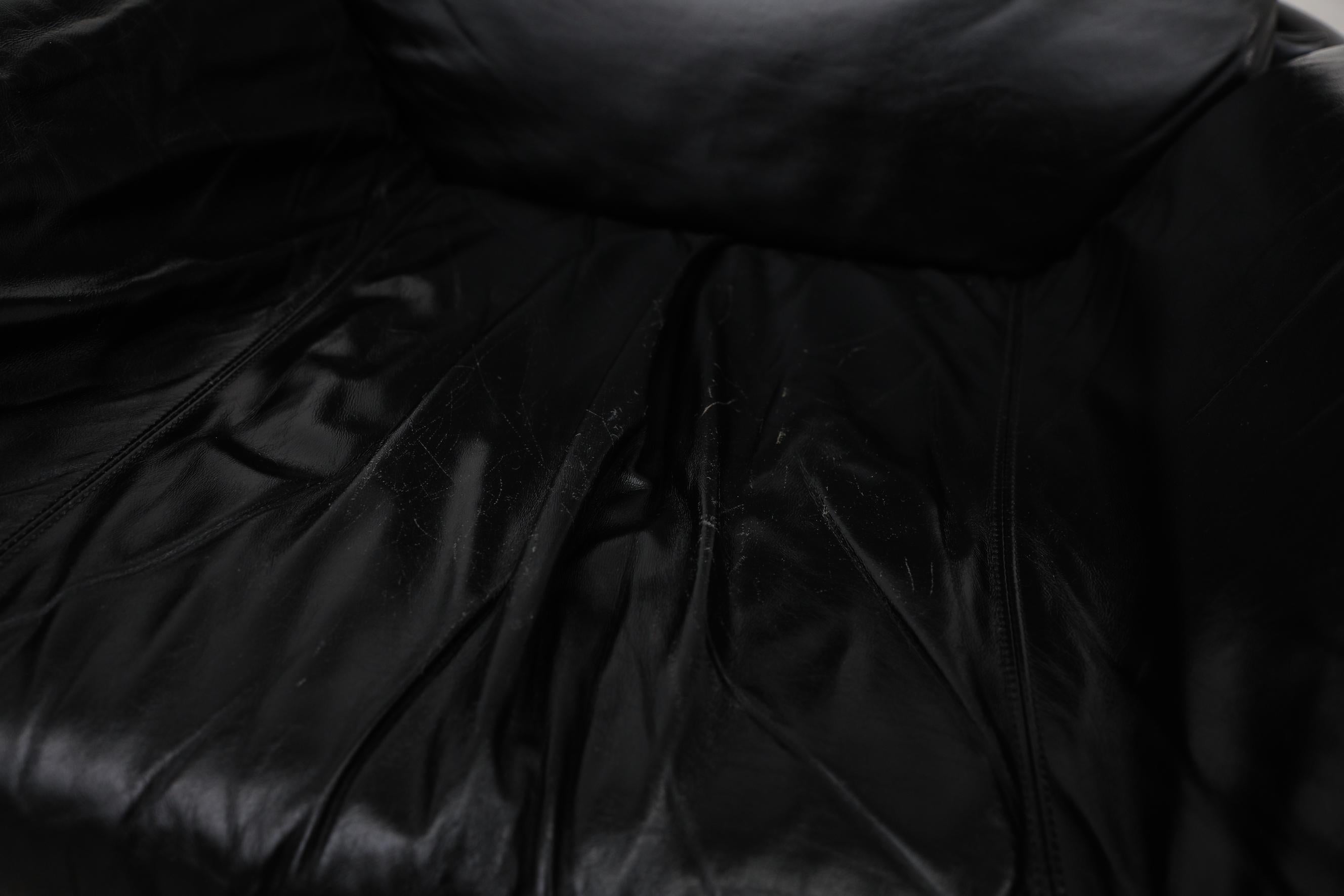Pair of Westnofa Vestlandske Black Leather and Bentwood Lounge Chairs 13