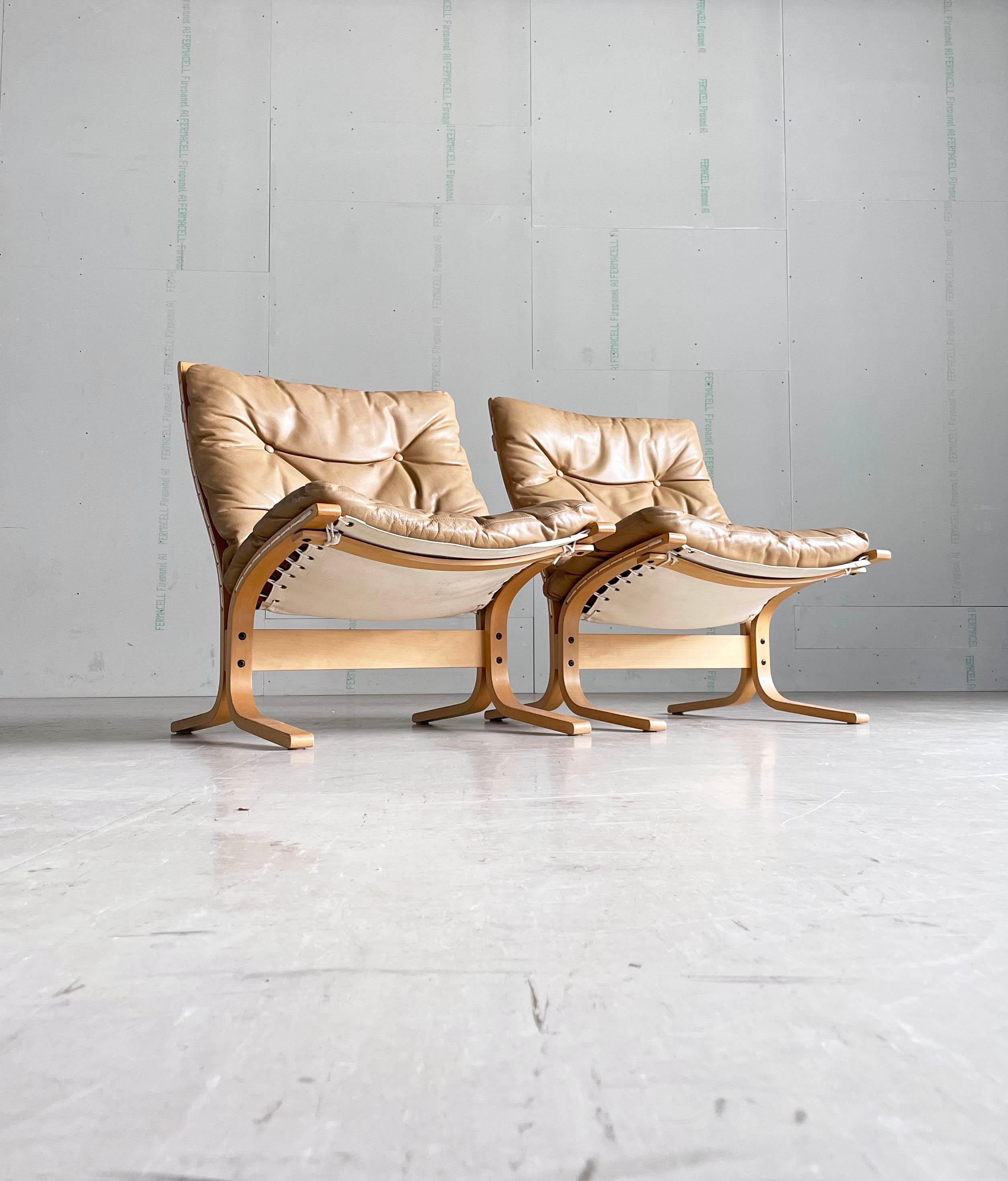 Mid-Century Modern Pair of Westnova Ingmar Relling 'Siesta' Lounge Chairs
