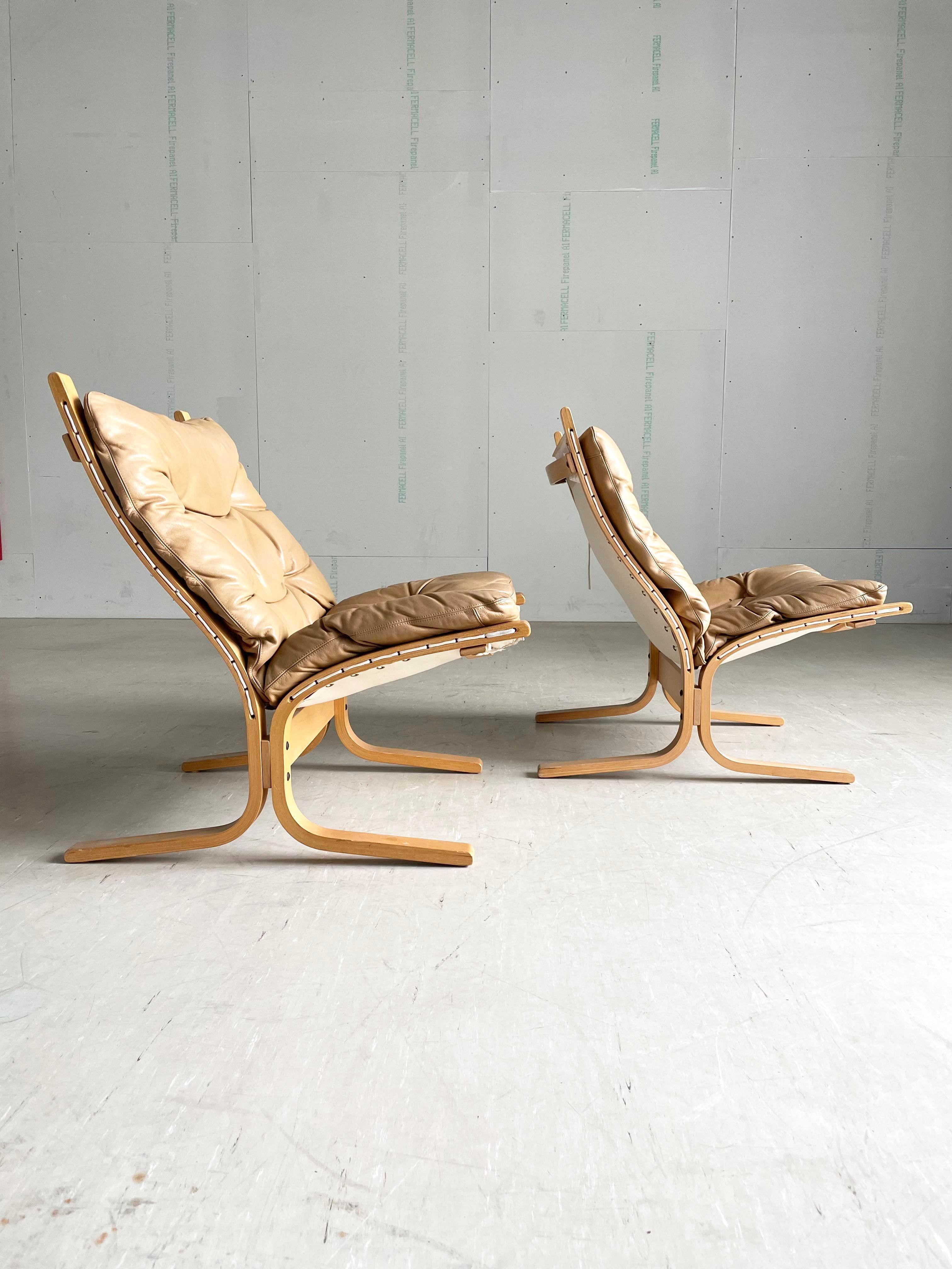 Norwegian Pair of Westnova Ingmar Relling 'Siesta' Lounge Chairs