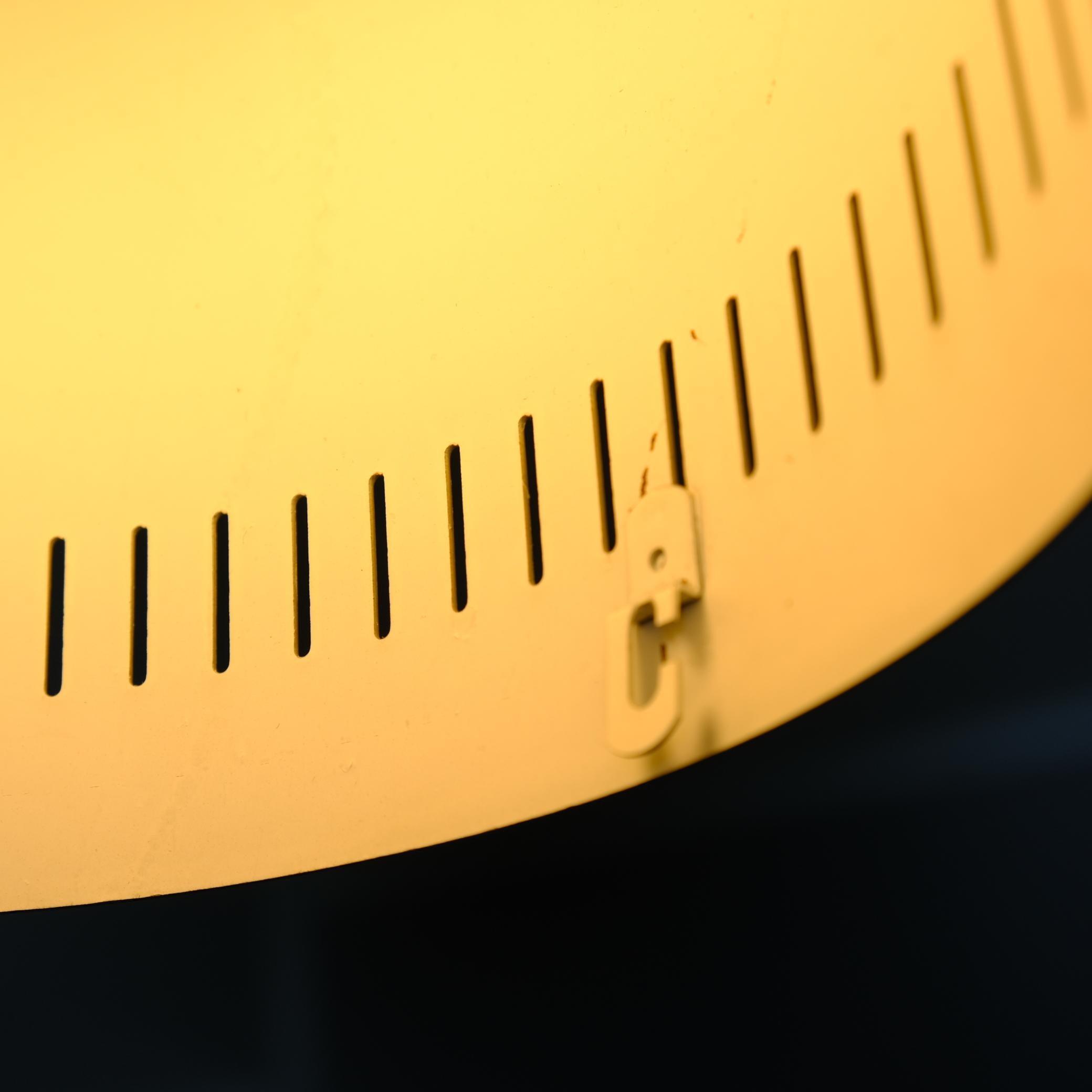 Pair of White Alvar Aalto Style Flush Mounts Model AA 110, Itsu 1950s For Sale 7