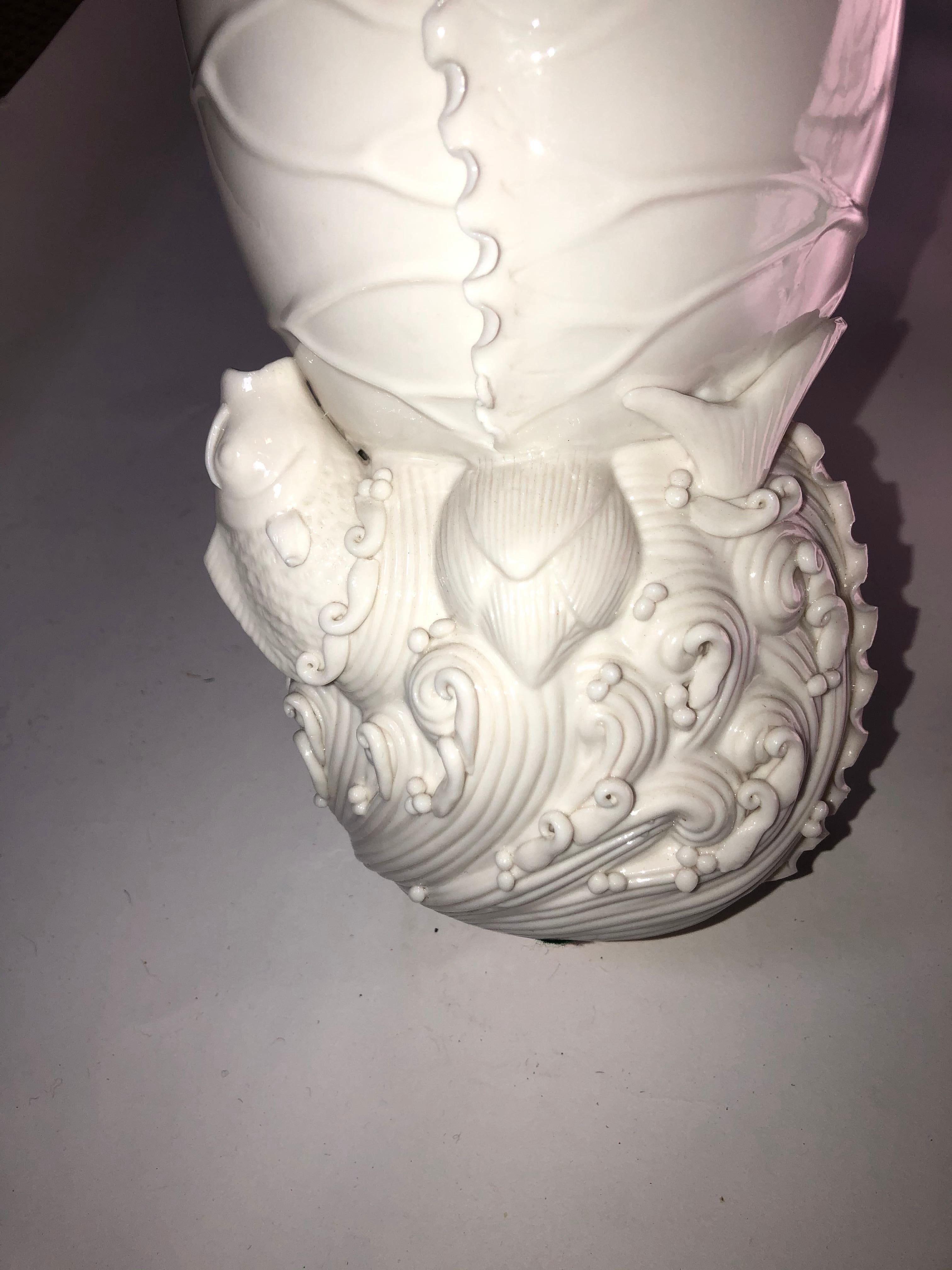 Pair of White Chinese Porcelain Vases 1