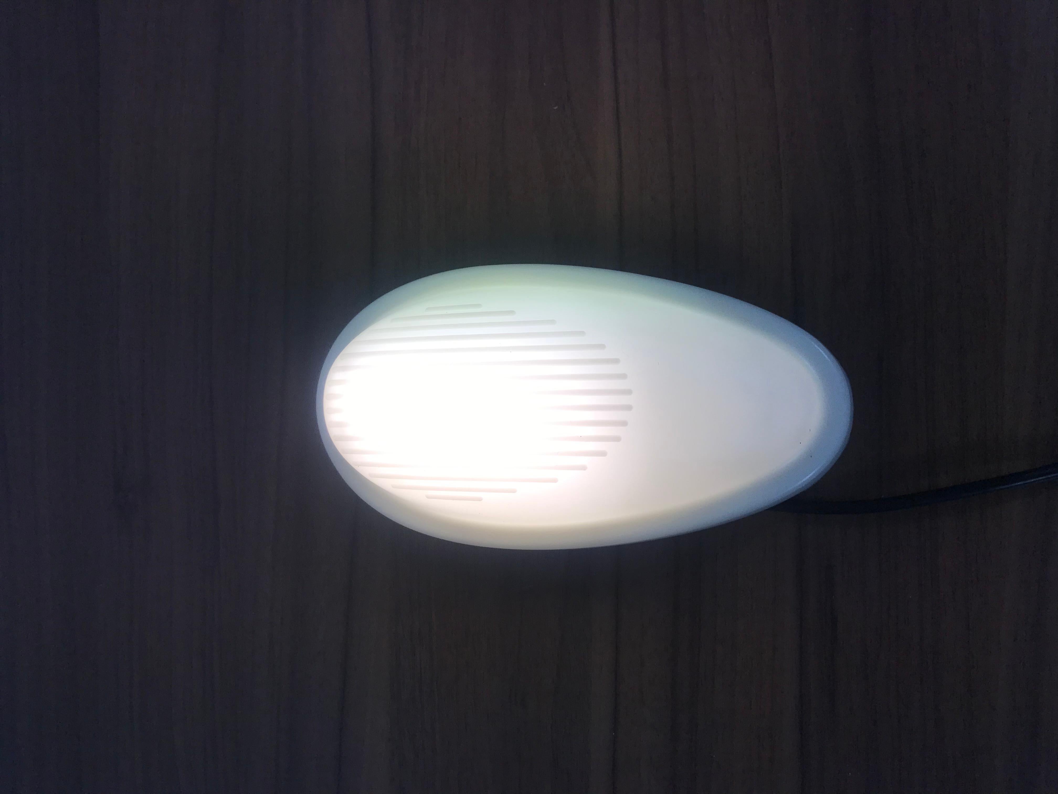 Plastic Pair of White‚ Drop 1’ Wall Lamps by Marc Sadler for Arteluce, Italy, 1993 For Sale