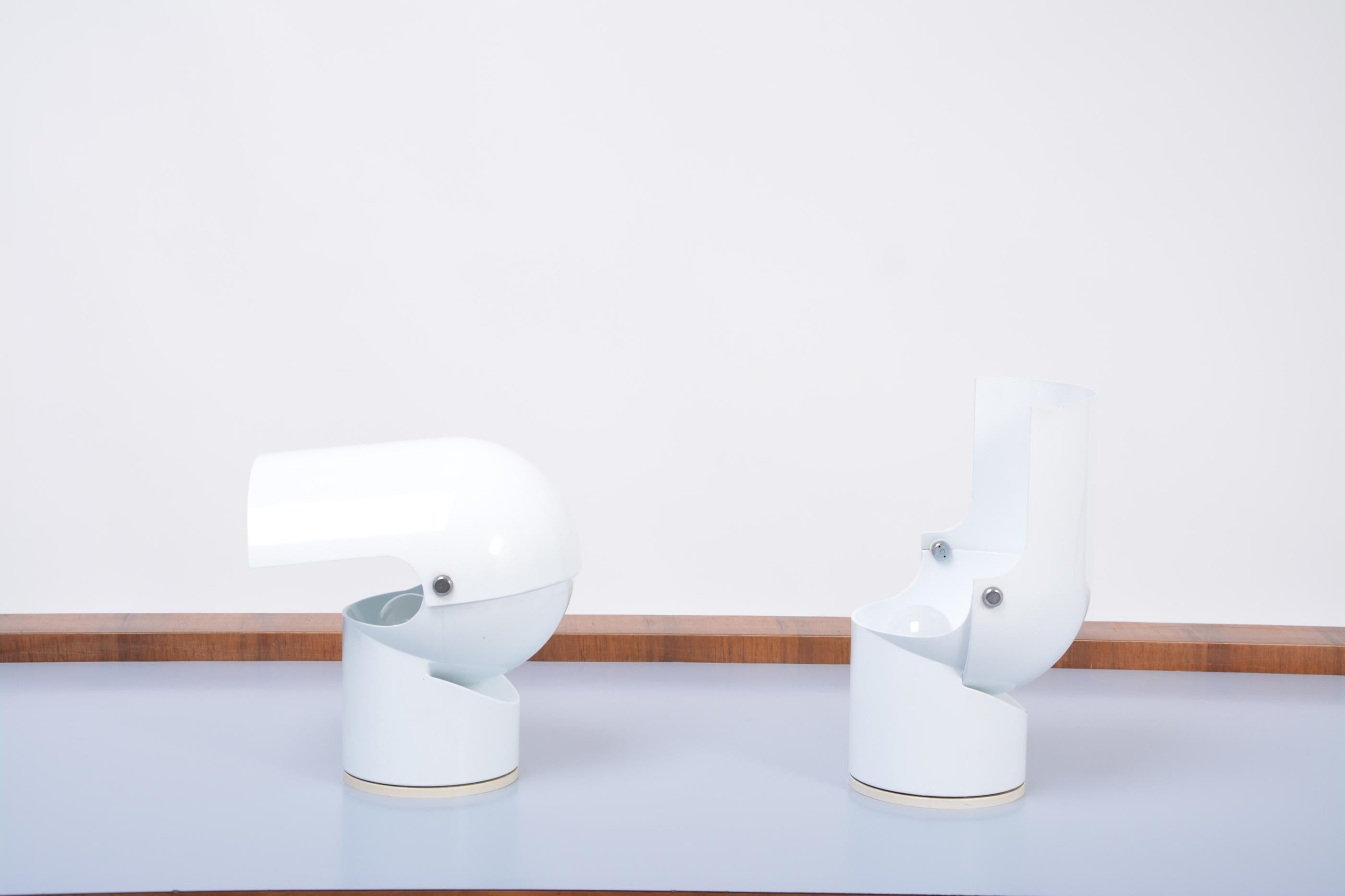 Pair of White Gae Aulenti 