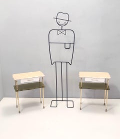 Pair of White Lacquered Nightstands with Marble Tops and Glass Shelves, Italy