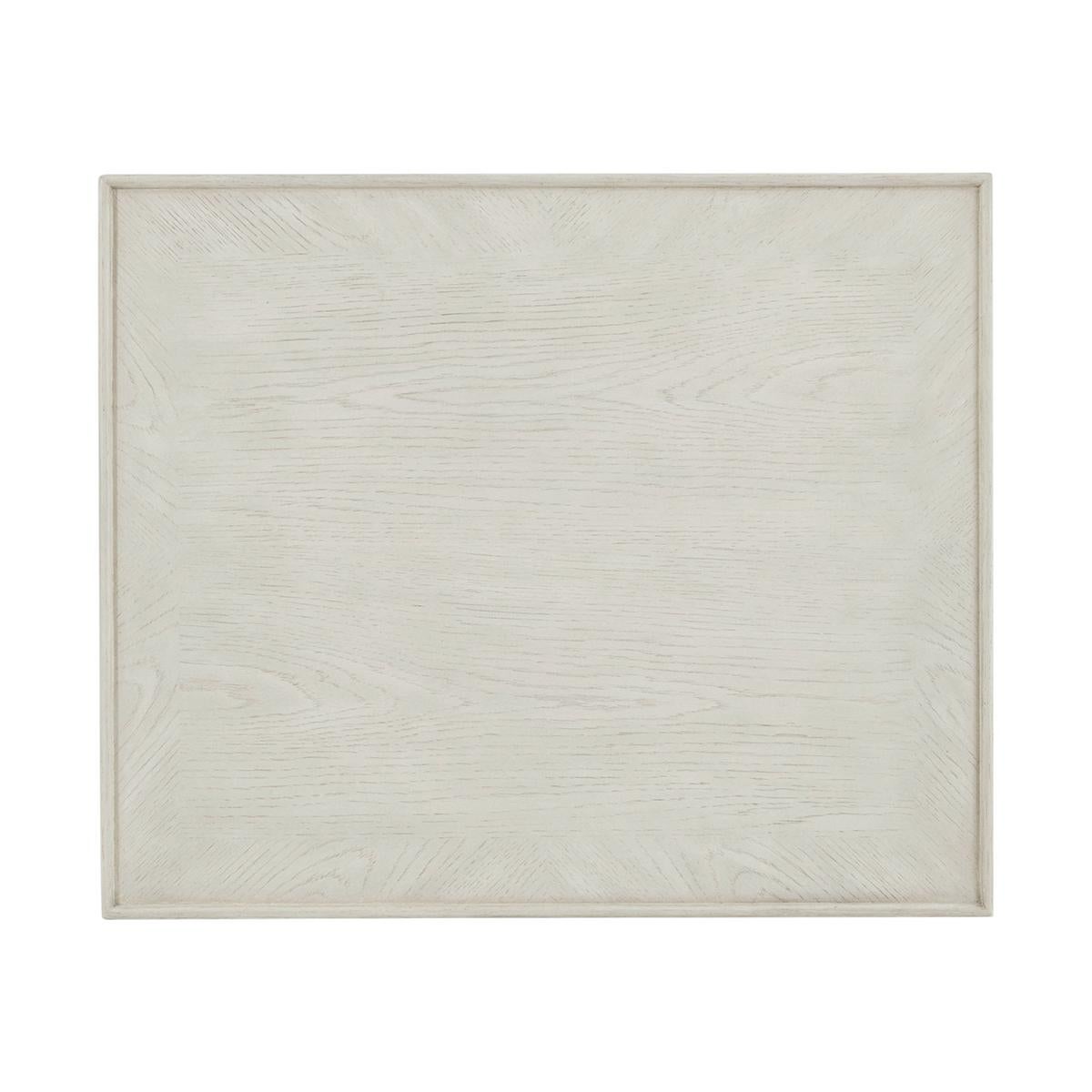 XXIe siècle et contemporain Paire de tables de nuit Empire en Oak Oak blanc en vente