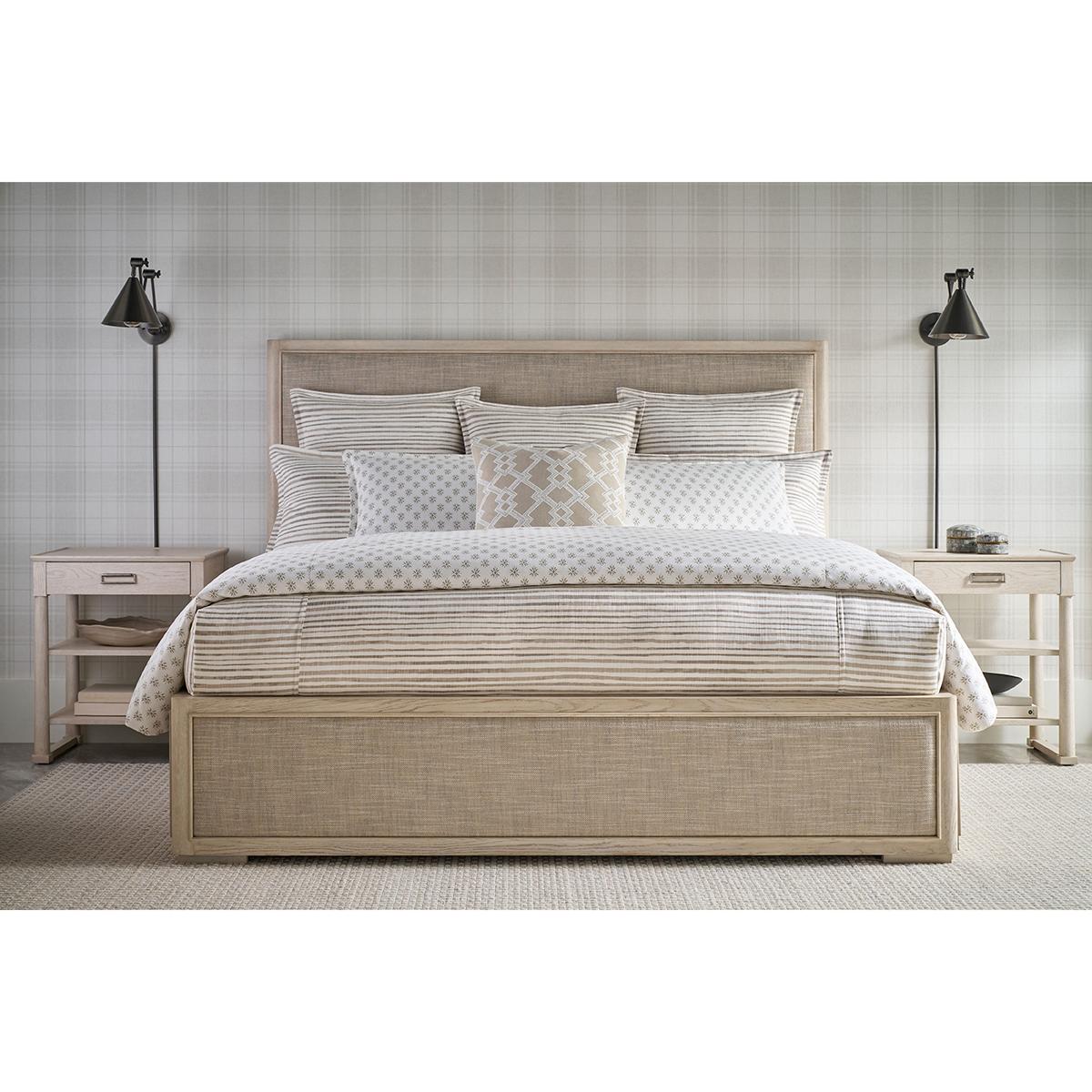 Paire de tables de nuit Empire en Oak Oak blanc en vente 3