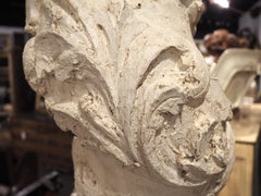 Pair of White Painted 110-Inch Tall 17th Century Solomonic Columns from Italy