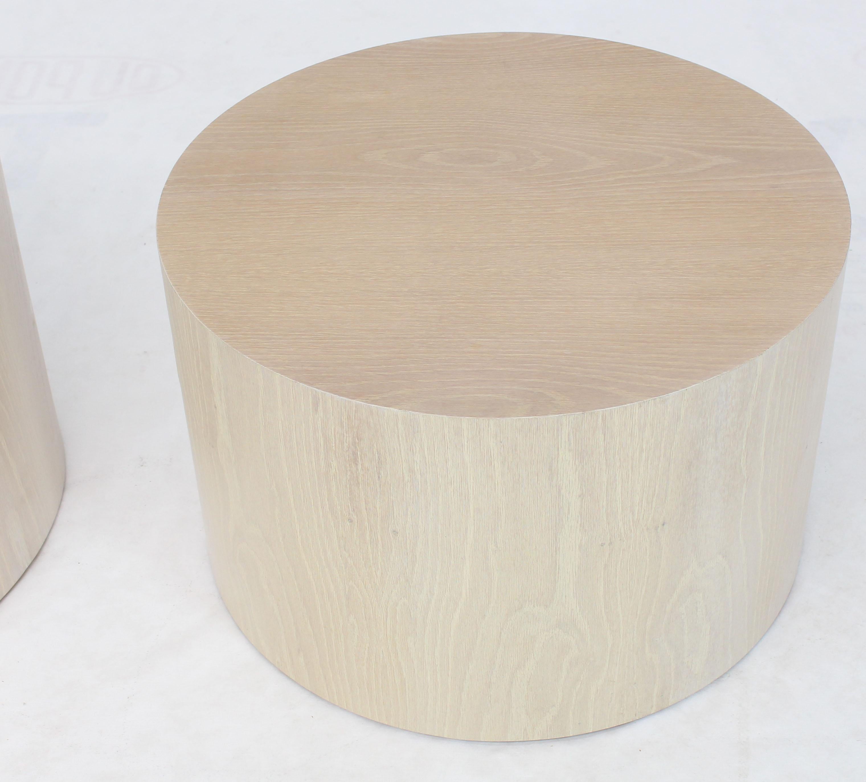 oak drum table