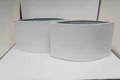 Pair of White Planters