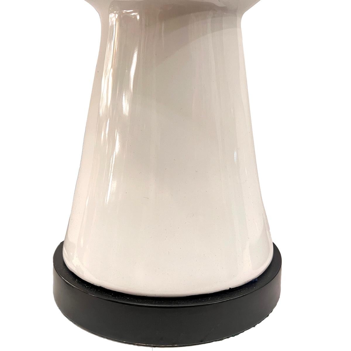Porcelaine Lampes en porcelaine blanche de Whiting en vente
