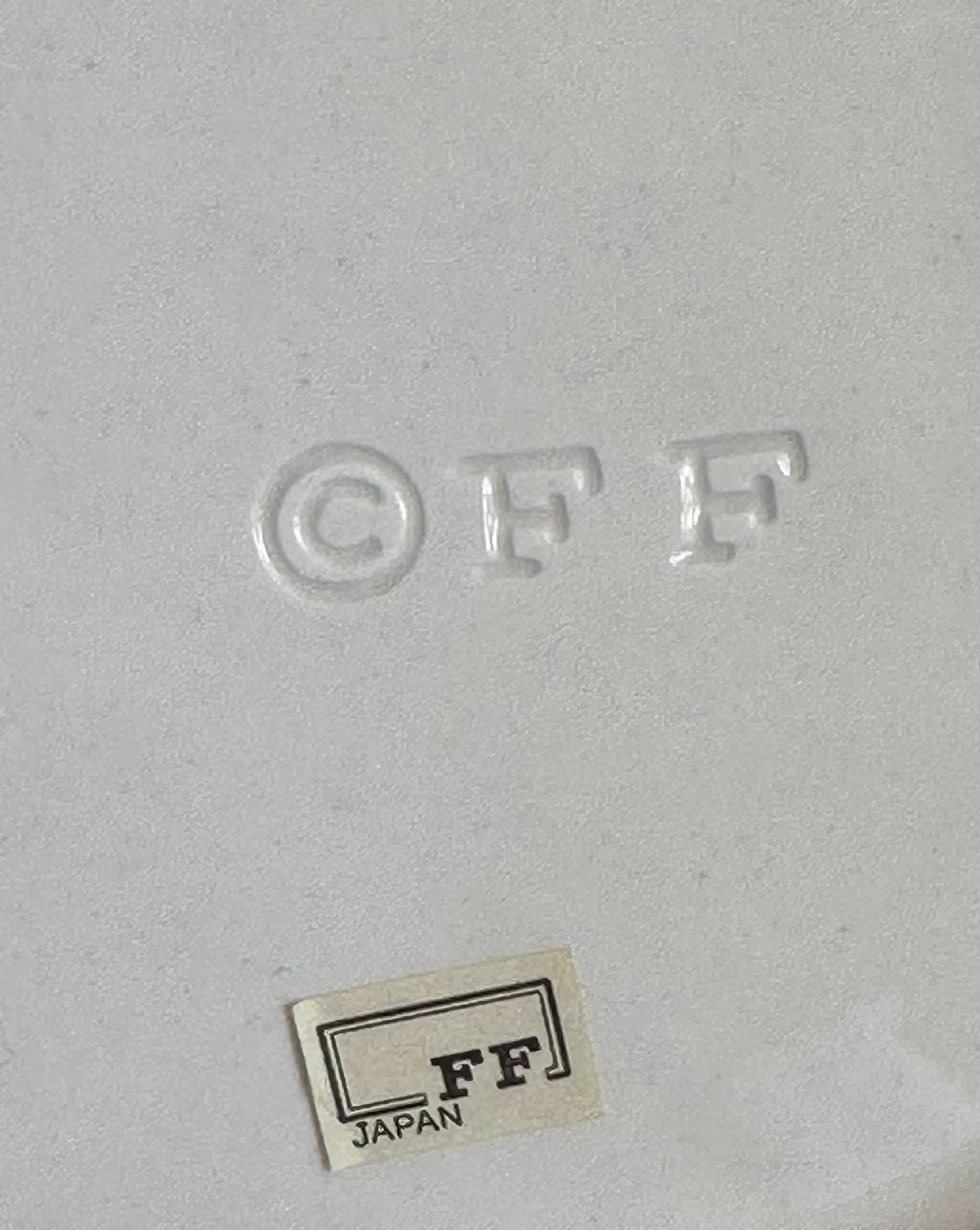 Coppia di conigli in porcellana bianca di Fitz and Floyd in vendita 9