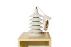 Pareja de lámparas colgantes Tip Top blancas de Jørgen Gammelgaard, década de 1970