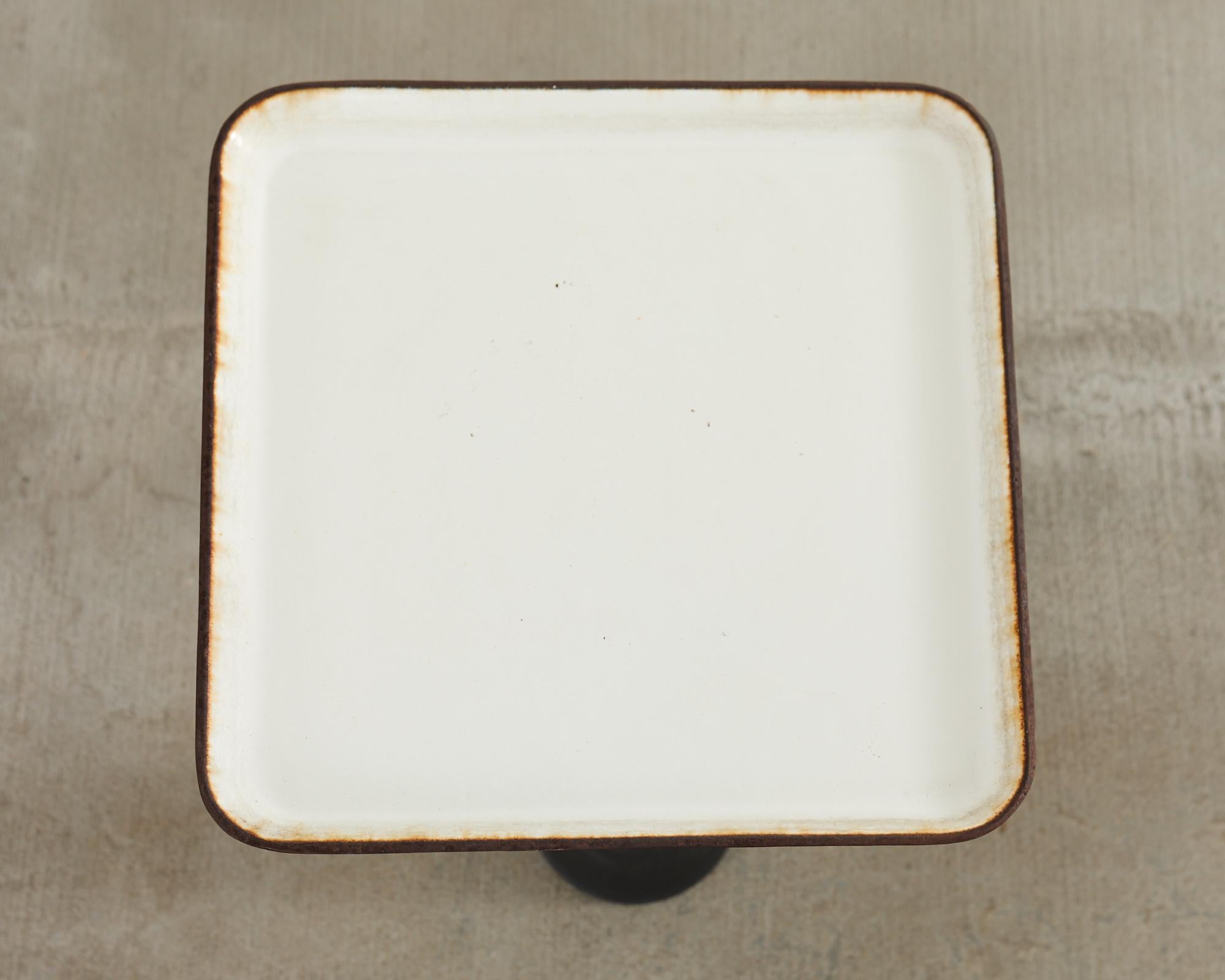 Pareja de mesas blancas para bebidas Tom Dixon Spot en venta 3