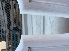 Pair of White Washed Mirrors