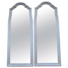 Pair of White Washed Mirrors