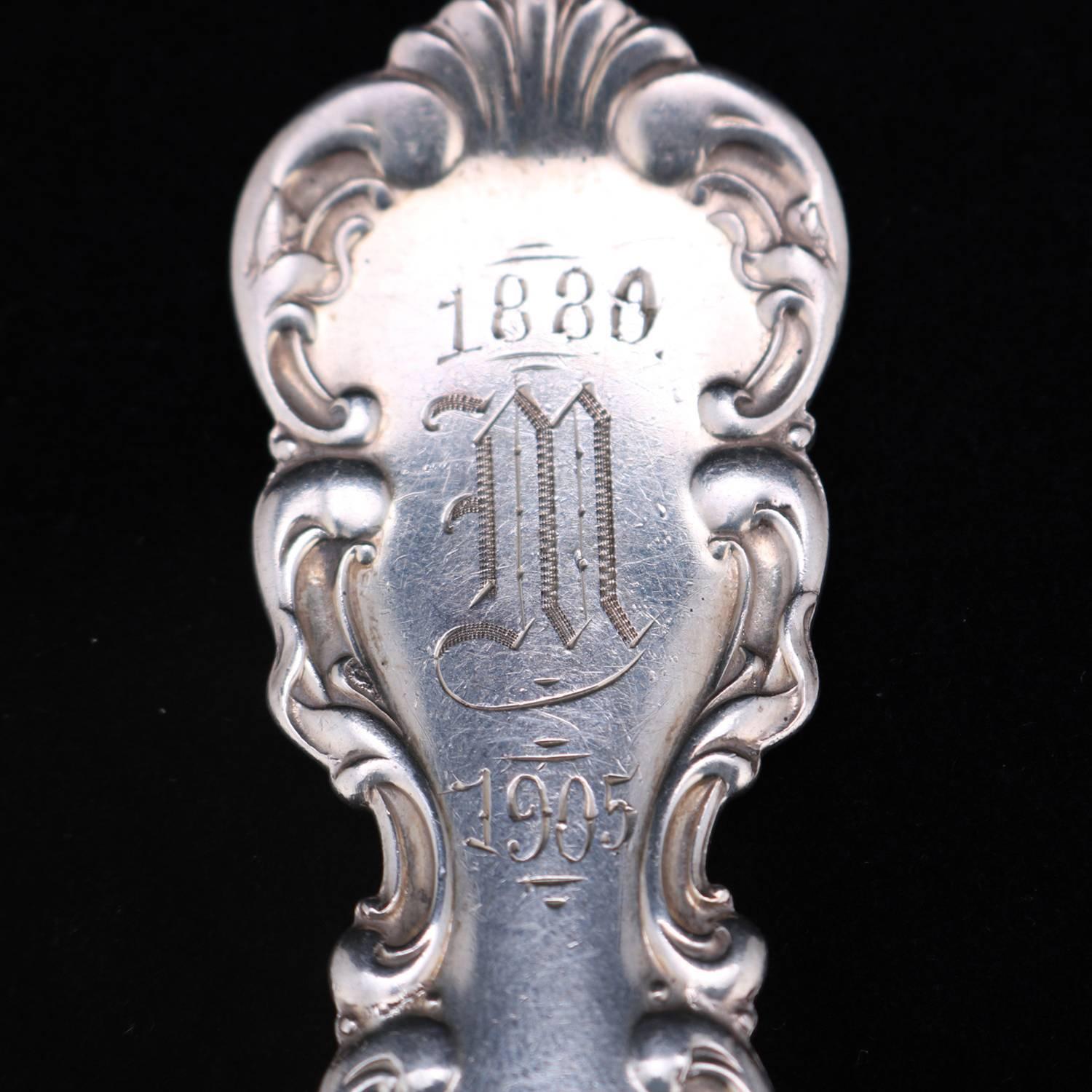 Pair of Whiting Sterling Silver Tablespoons, circa 1905 1