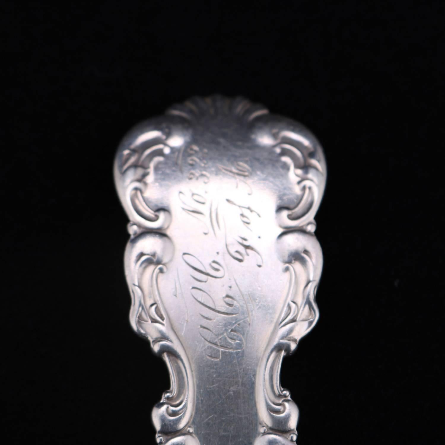 Pair of Whiting Sterling Silver Tablespoons, circa 1905 2