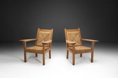 Coppia di poltrone in vimini di Willi Ohler, Germania Prima metà del XX secolo