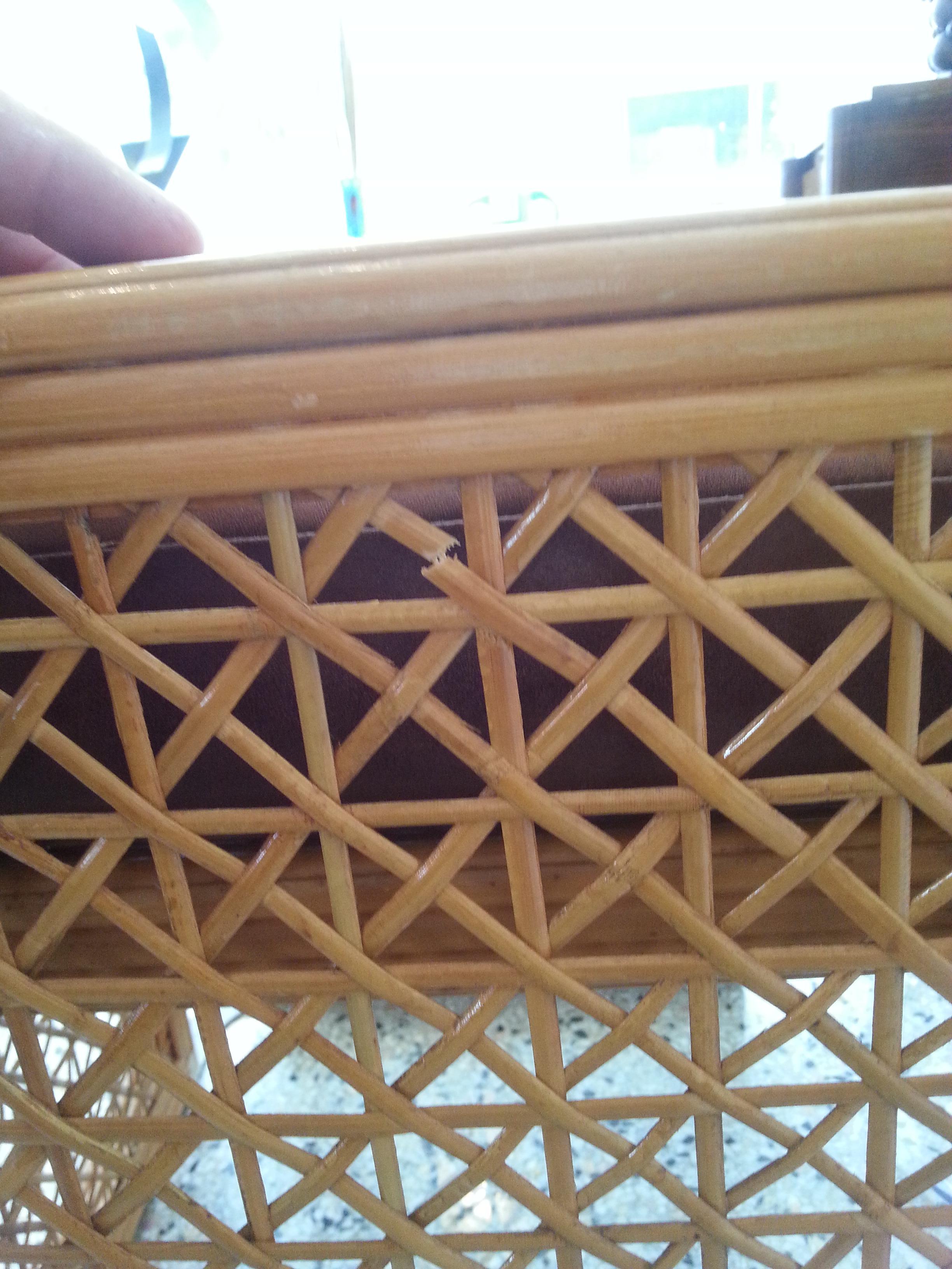 Pair of Wicker Chairs by Viva del Sud for Casa Bique For Sale 6
