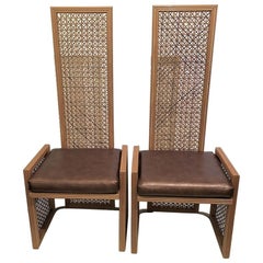 Retro Pair of Wicker Chairs by Viva del Sud for Casa Bique